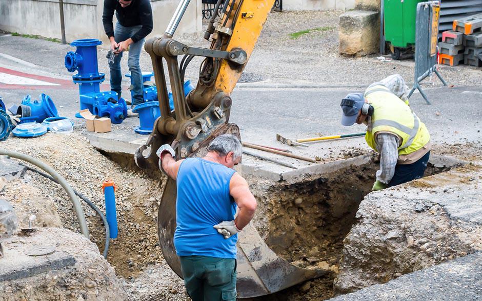 travaux assainissement prix Le Blanc-Mesnil